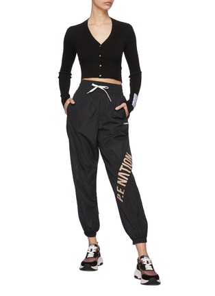 Figure View - Click To Enlarge - P.E NATION - 'Box Out' logo print pants