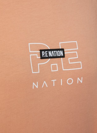  - P.E NATION - 'Twist Serve' logo tank top