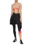 Figure View - Click To Enlarge - P.E NATION - 'Box Out' logo print sports bra