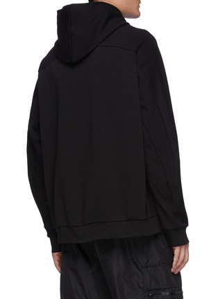 Back View - Click To Enlarge - ATTACHMENT - Cotton Blend Drawstring Hoodie