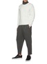 Figure View - Click To Enlarge - ATTACHMENT - Double Face Wool Knit Crewneck Pullover