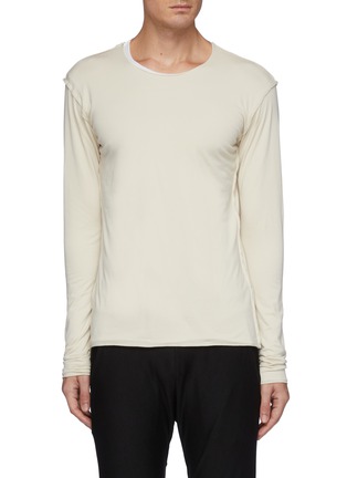 Main View - Click To Enlarge - ATTACHMENT - Double Layered Crewneck T-Shirt