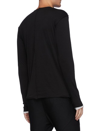 Back View - Click To Enlarge - ATTACHMENT - Double Layered Crewneck T-Shirt