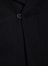  - ATTACHMENT - Double Breasted Zip-up/Snap Button Cashmere Wool Blend Triple Layer Hooded Coat
