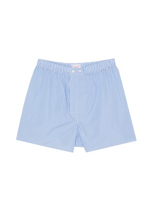 Main View - Click To Enlarge - DEREK ROSE - Classic Woven Stripe Boxer Shorts