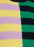  - STAUD - Bridgeport' Colourblock Stripe Cotton Blend Crop Sweater