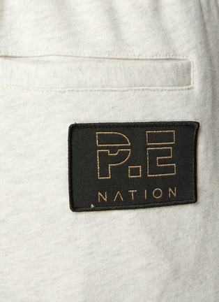  - P.E NATION - 'Trailblazer' Logo Print Crop Jogger Pants