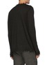 Back View - Click To Enlarge - UMA WANG - Raw Edged Textured Cashmere Knit Sweater