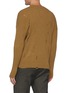 Back View - Click To Enlarge - UMA WANG - Distressed Ribbed Cashmere Knit Crewneck Sweater