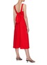 Figure View - Click To Enlarge - THEORY - Back Tie Sleeveless Linen Midi Dress