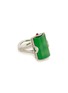 Main View - Click To Enlarge - SAMUEL KUNG - Diamond ruby jade 18k white gold ring