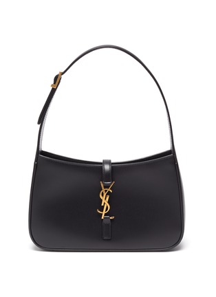 Main View - Click To Enlarge - SAINT LAURENT - Leather hobo bag
