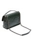 Detail View - Click To Enlarge - SAINT LAURENT - 'Niki Medium' Tonal Logo Plaque Crinkled Leather Flip Bag