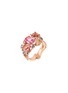 Detail View - Click To Enlarge - CENTAURI LUCY - 'Hobbema' diamond sapphire 18k rose gold ring
