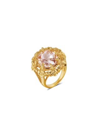 Detail View - Click To Enlarge - CENTAURI LUCY - 'Anna' Morganite 18K Gold Ring