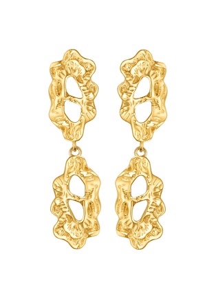Main View - Click To Enlarge - CENTAURI LUCY - ‘BAROQUE’ SISSI 18K GOLD DROP EARRINGS