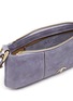 Detail View - Click To Enlarge - MANU ATELIER - Mini Pita' Chain Strap Suede Shoulder Bag