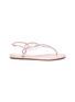 Main View - Click To Enlarge - RENÉ CAOVILLA - Chandelier strass embellished satin thong sandals