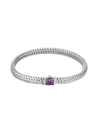 Main View - Click To Enlarge - JOHN HARDY - Classic Chain' Amethyst Sterling Silver Extra Small Chain Lava Bracelet