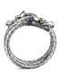 Main View - Click To Enlarge - JOHN HARDY - Legends Naga' 18K Yellow Gold Sterling Silver Dragon Double Coil Bracelet