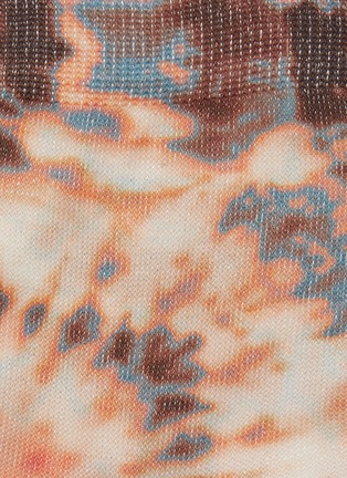 Detail View - Click To Enlarge - MARIA LA ROSA - Nuanced' Tie-dyed Silk Blend Crew Socks