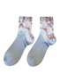 Main View - Click To Enlarge - MARIA LA ROSA - Nuanced' Tie-dyed Silk Blend Crew Socks