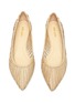 Detail View - Click To Enlarge - CULT GAIA - 'Leena' Point Toe Woven Raffia Cage Flats