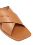 Detail View - Click To Enlarge - MERCEDES CASTILLO - Agatha' Crisscross Band Flat Leather Sandals