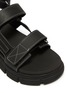 Detail View - Click To Enlarge - GANNI - Contrast Stitch Slingback Lug Sole Sandals