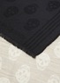 Detail View - Click To Enlarge - ALEXANDER MCQUEEN - Skull jacquard dip dye wool scarf