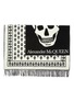 Detail View - Click To Enlarge - ALEXANDER MCQUEEN - Oversized skull jacquard wool stole