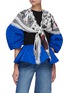 Figure View - Click To Enlarge - ALEXANDER MCQUEEN - Mystic skull graphic foulard scarf