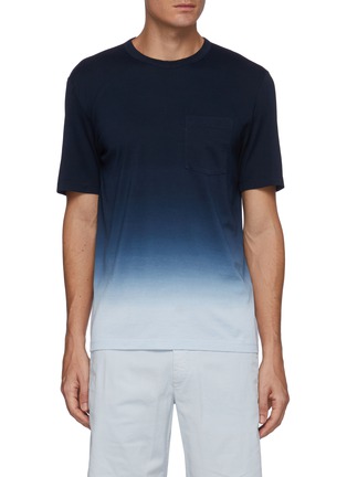Main View - Click To Enlarge - THEORY - 'Essential' dip-dye T-shirt