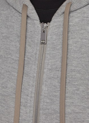  - THEORY - Terry Cotton Zip Up Hoodie