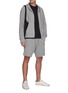 Figure View - Click To Enlarge - THEORY - Terry Cotton Zip Up Hoodie