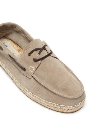 Detail View - Click To Enlarge - MANEBÍ - 'Hamptons' Suede Espadrille Flats