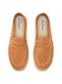 Detail View - Click To Enlarge - MANEBÍ - 'Hamptons' Suede Espadille Penny Loafers