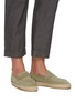 Figure View - Click To Enlarge - MANEBÍ - 'Hamptons' Slip-on Canvas Espadrille Suede Penny Loafers