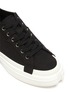 Detail View - Click To Enlarge - PEDDER RED - Linden' cut out sole canvas sneakers