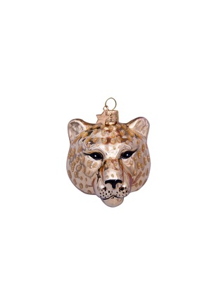Main View - Click To Enlarge - VONDELS - Glittering Panther Head Glass Ornament