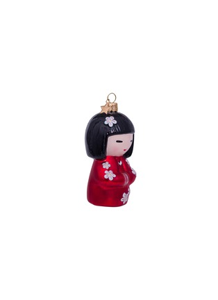 Detail View - Click To Enlarge - VONDELS - Kimono Lady Glass Ornament – Red