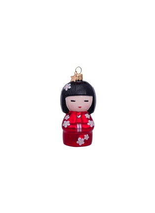 Main View - Click To Enlarge - VONDELS - Kimono Lady Glass Ornament – Red