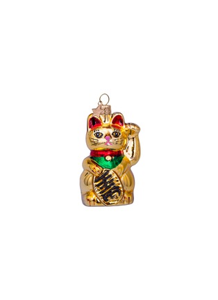 Main View - Click To Enlarge - VONDELS - Glittering Lucky Cat Glass Ornament
