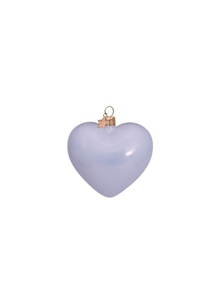 Detail View - Click To Enlarge - VONDELS - Glittering Eye Heart Glass Ornament — White