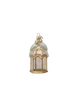 Main View - Click To Enlarge - VONDELS - Glittering Birds On Cage Glass Ornament