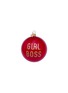 Main View - Click To Enlarge - VONDELS - Glittering 'Girl Boss' Text Glass Bauble