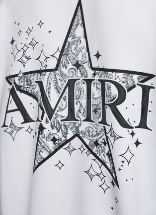  - AMIRI - Paisley Appliqued Star Logo Cotton Crewneck Sweatshirt