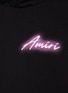  - AMIRI - Neon Effect Logo Print Hoodie