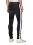Back View - Click To Enlarge - AMIRI - Worn Effect Side Stripe Slim Fit Jeans