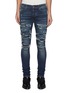 AMIRI - Thrasher' Ripped Ribbed Panel Slim Fit Washed Biker Jeans